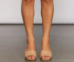 Dreamy Luxe Faux Leather Mules