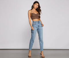 Living In Luxe Lurex Bustier
